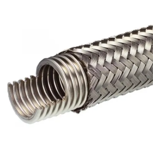 Vacuum hoses for flexible connections and leak-free operation in high and ultra-high vacuum systems