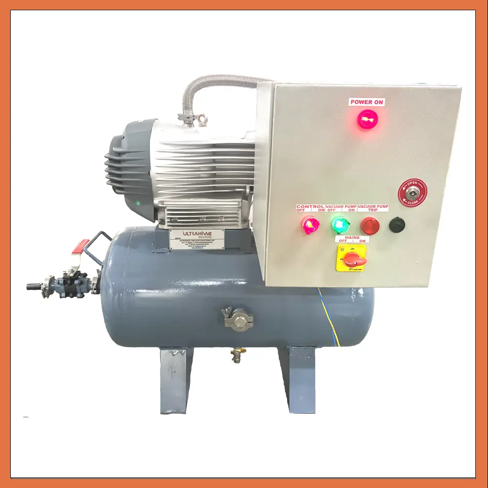 High capacity vacuum buffer tank for stable operations