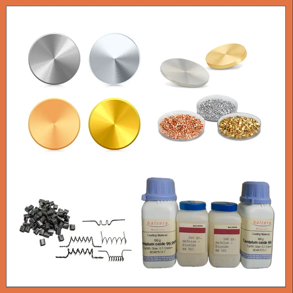 High purity vacuum coating materials for research and industry