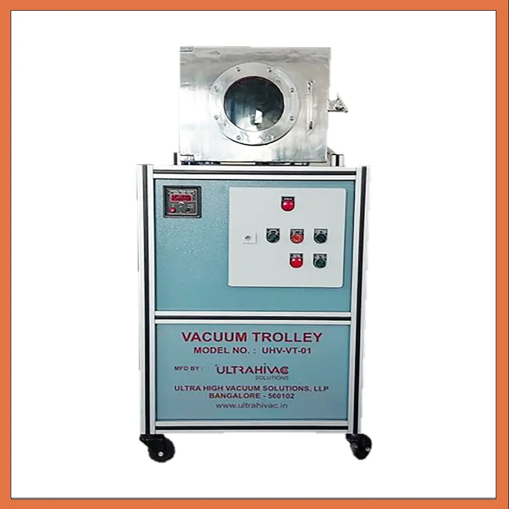 Portable vacuum trolley system for industrial use
