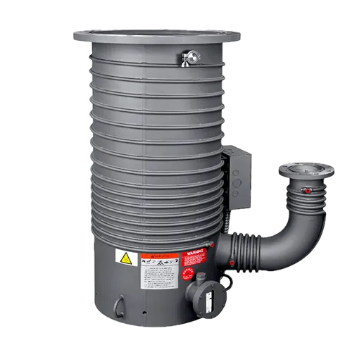 High-vacuum diffusion pump by Ultrahivac for metalizing, coating, and research applications.