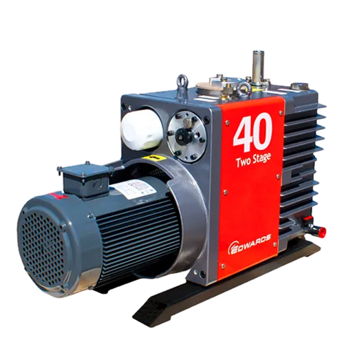 Double Stage Rotary Vane Vacuum Pump 1 Double stage rotary vane vacuum pump by Ultrahivac for high-vacuum and industrial applications.