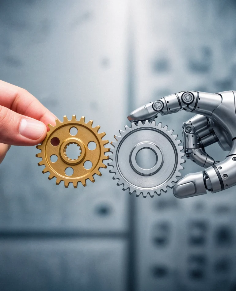 human-hand-passing-gear-robotic-hand