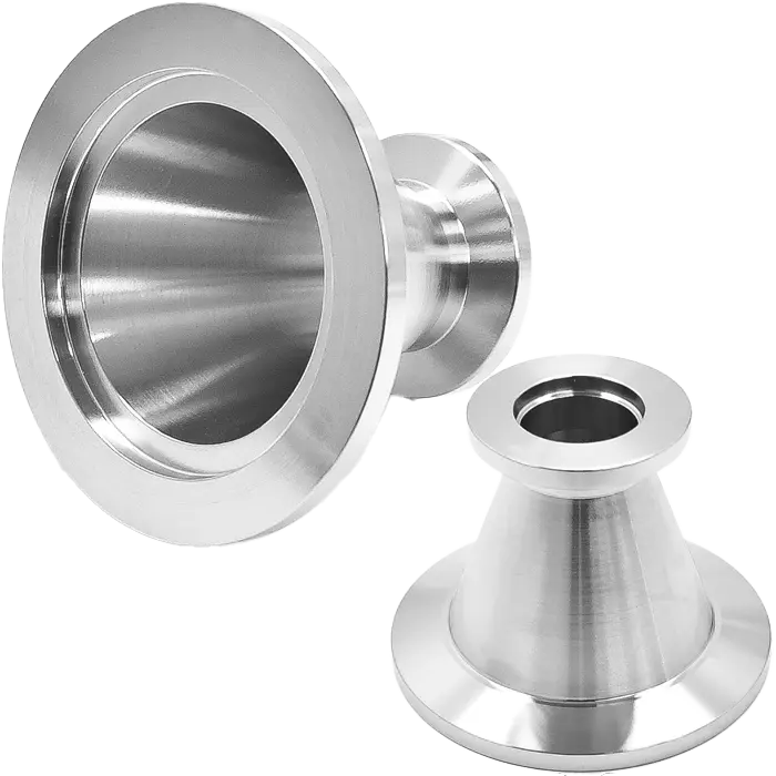 KF-to-KF reducer – precision vacuum system adapter by Ultrahivac for industrial and laboratory applications